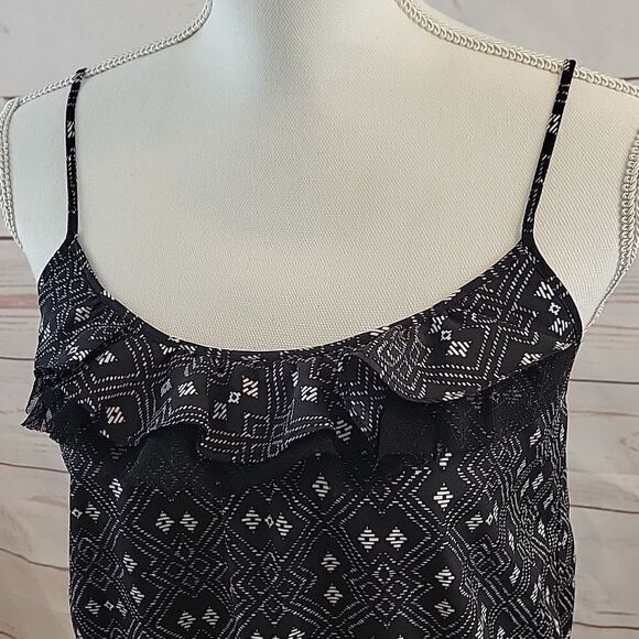 XXI Boutique, Peplum Spaghetti Strap Tank w/ Tie Waist- Size Medium - Picture 4 of 8